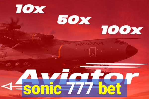 sonic 777 bet